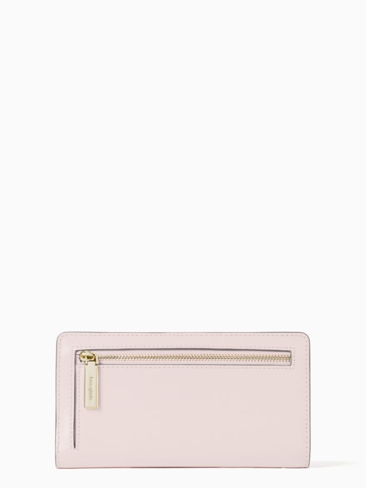 Discount NEW Kate Spade Staci Large Slim Bifold Wallet Crystal Blue WLR00145 $169