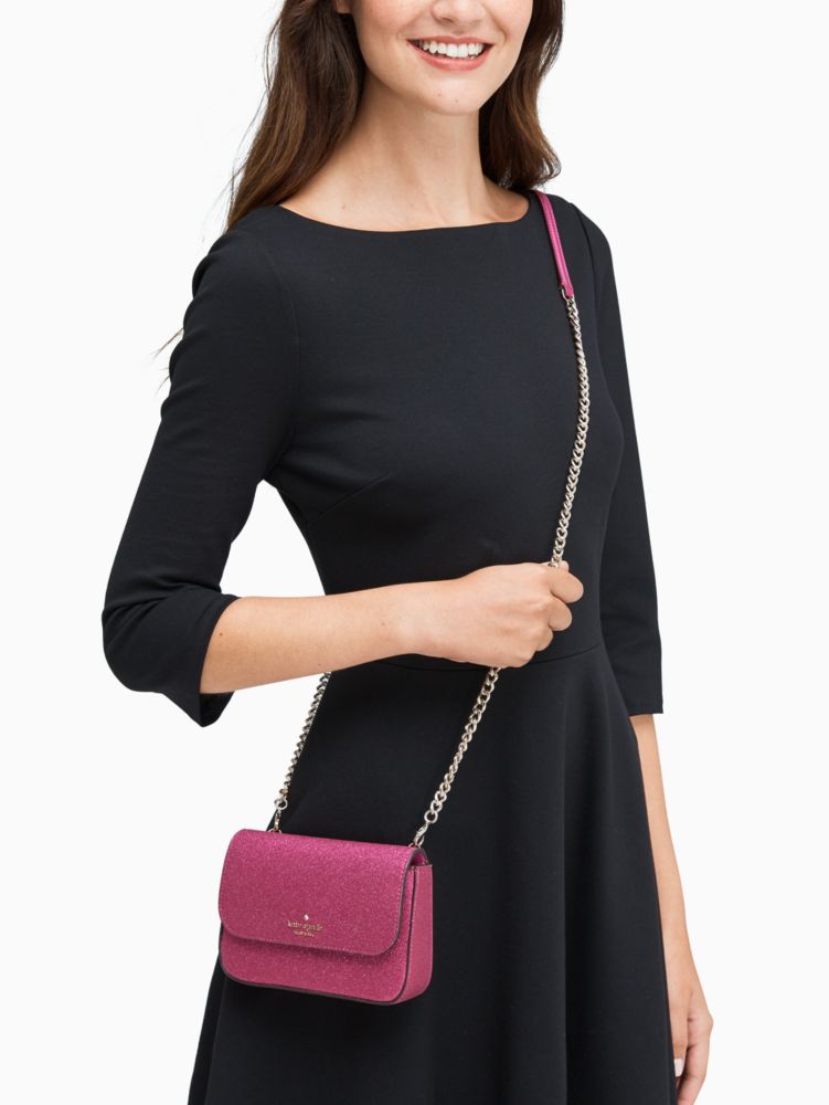 Lola glitter best sale crossbody kate spade