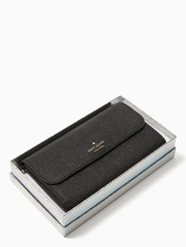 Kate Spade,Lola Glitter Boxed Medium Phone Wristlet,