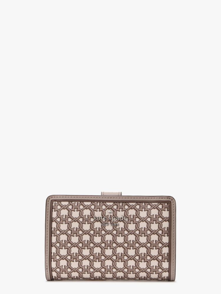 スペード リンク ミディアム コンパクト バイフォールド ウォレット, Whitemulti, Product