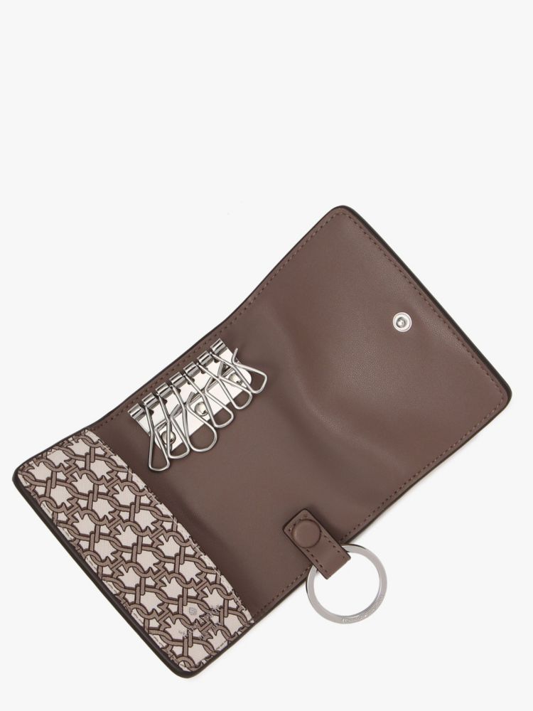 Kate Spade,スペード リンク キー ホルダー,財布小物,ホワイトマルチ