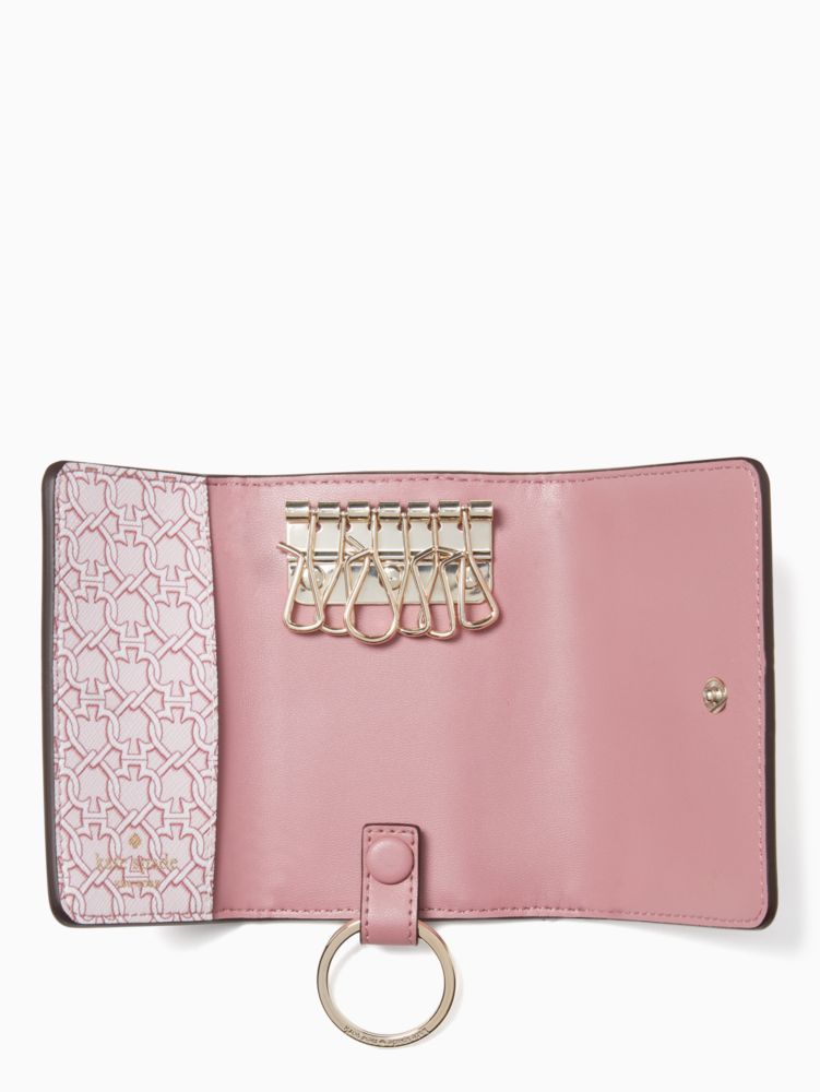Kate Spade,スペード リンク キー ホルダー,財布小物,ピンクマルチ