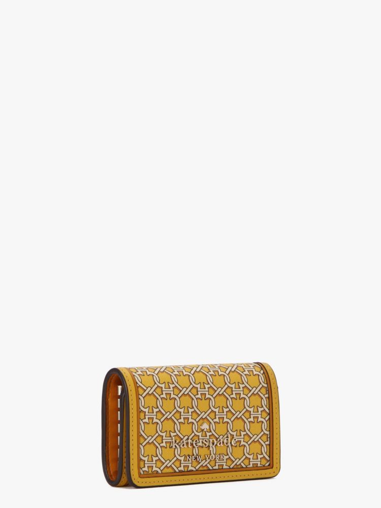 Kate Spade,スペード リンク キー ホルダー,財布小物,イエローマルチ