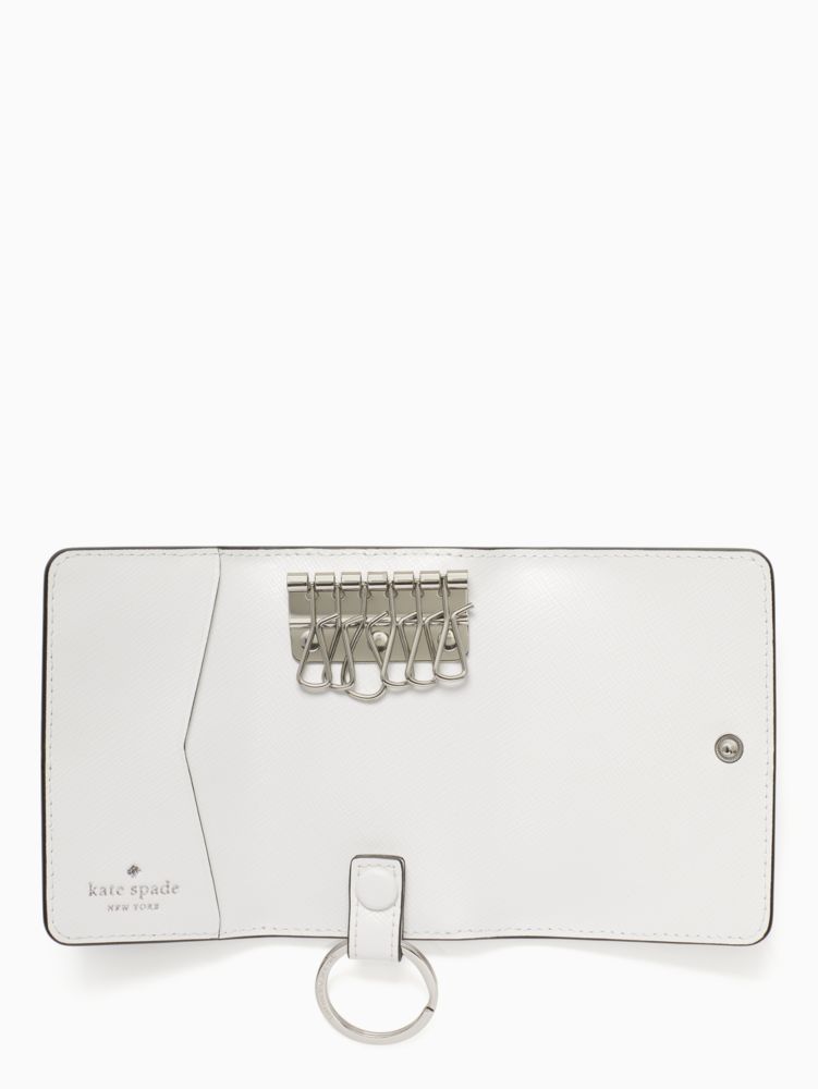 Kate Spade,ステイシー カラーブロック キー ホルダー,財布小物,ニンバスグレーマルチ