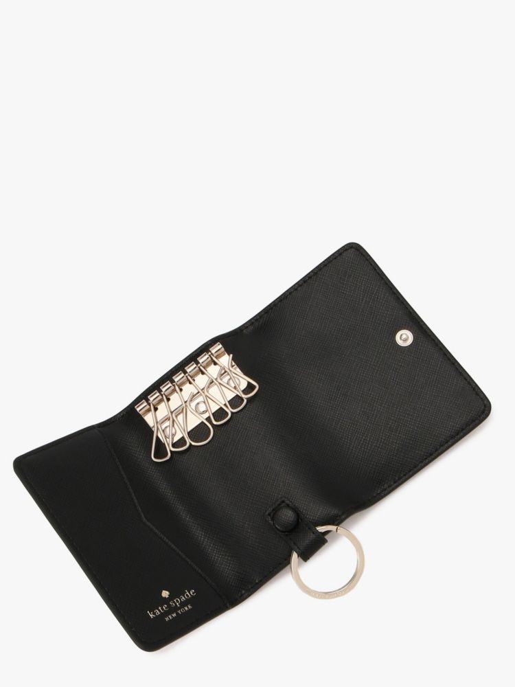 Kate Spade,ステイシー カラーブロック キー ホルダー,財布小物,ウォームベージュマルチ