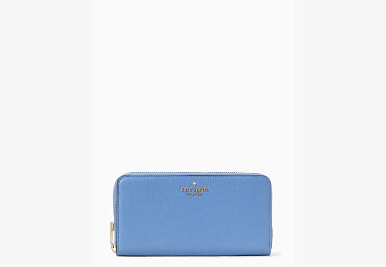 Kate Spade,Leila Large Continental Wallet,Fresh Blueberry image number 0