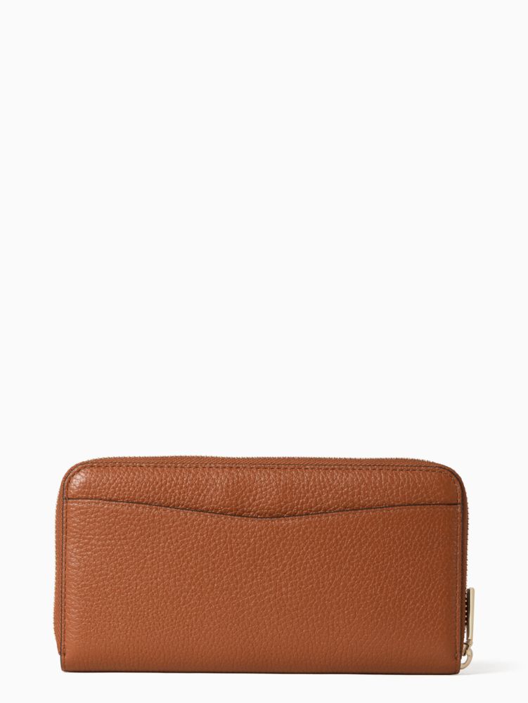 Kate Spade,Leila Large Continental Wallet,Warm Gingerbread