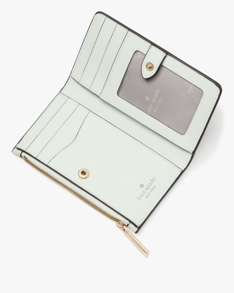 【新品・未使用✨】ケイトスペード ウィスカーズ スモールスリムウォレット　白猫 未使用級】ケイトスペード ウィスカーズ スモールスリム