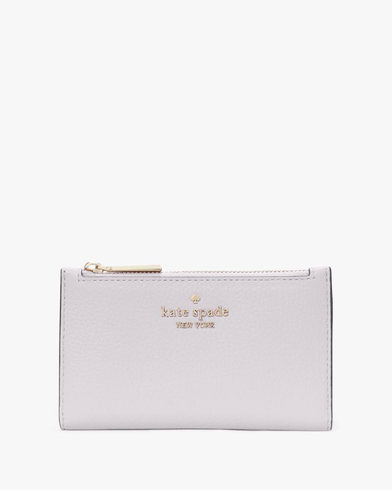 Kate Spade,Leila Small Slim Bifold Wallet,Lilac Moonlight