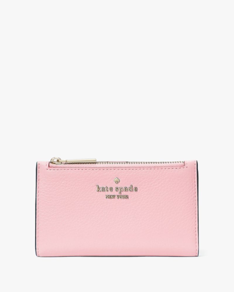 Kate Spade,レイラ スモール スリム バイフォールド ウォレット,財布小物,ブライト カーネーション