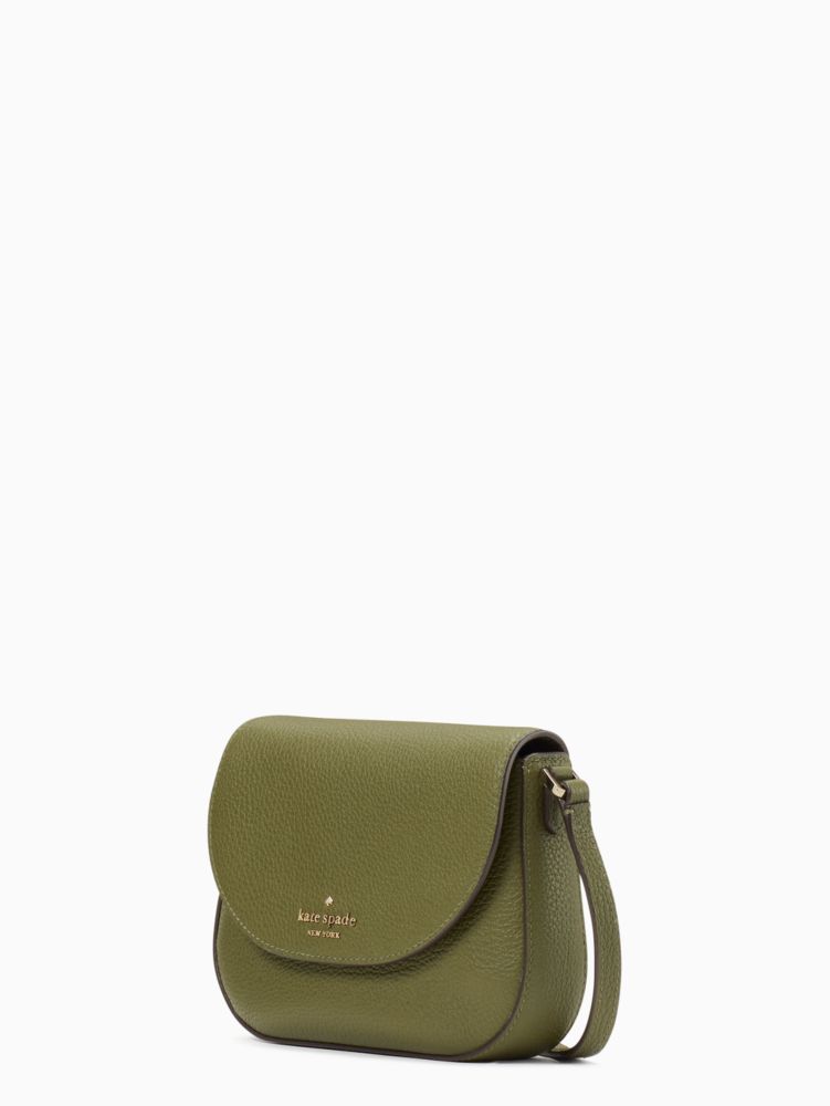 Kate Spade,leila mini flap crossbody,crossbody bags,Enchanted Green