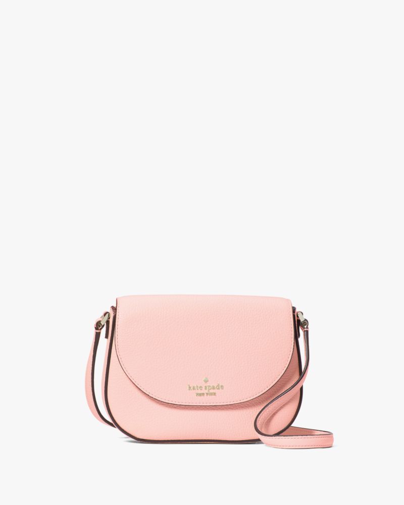 Kate Spade,leila mini flap crossbody,crossbody bags,Tea Rose