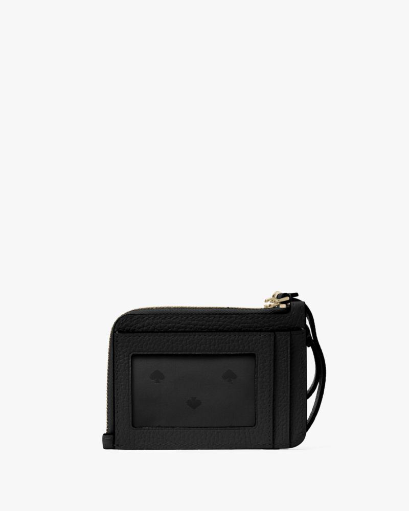 Kate Spade,Leila Small Cardholder Wristlet,Black