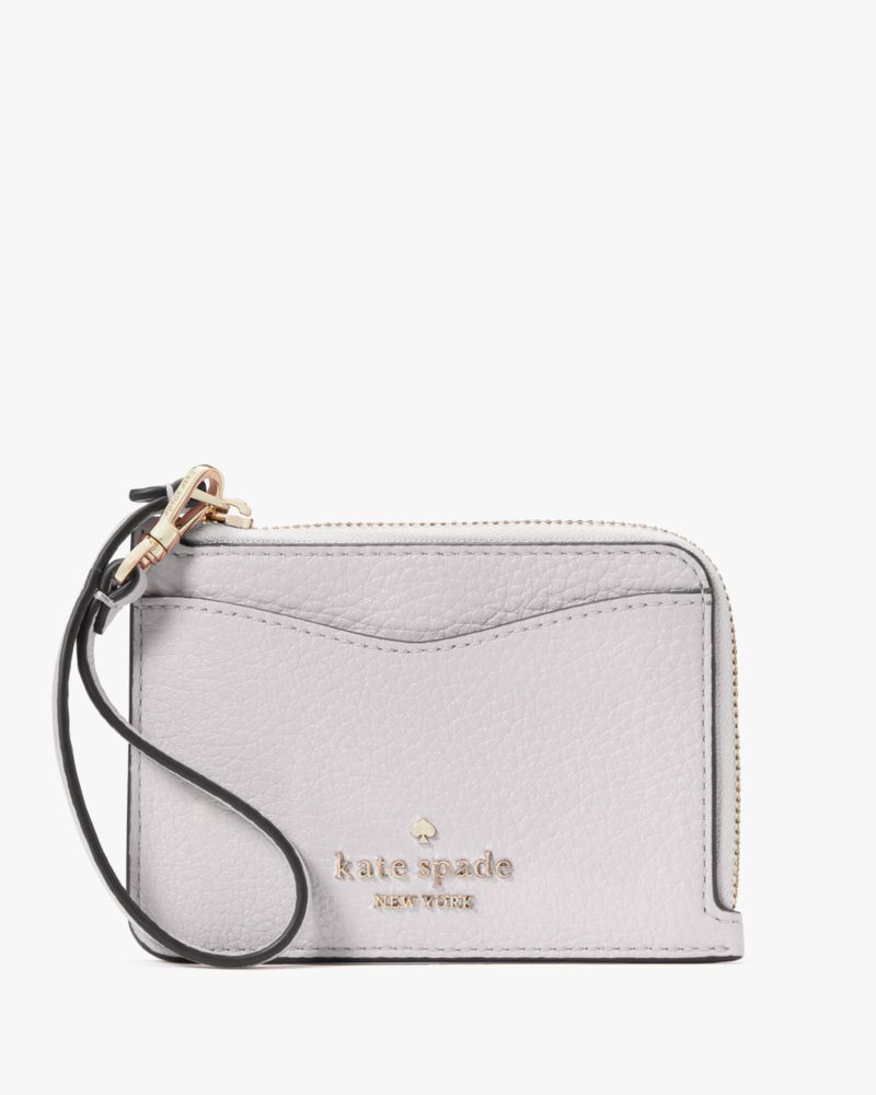 Kate Spade,レイラ スモール カード ホルダー リスレット,財布小物,ライラックムーンライト image number 0