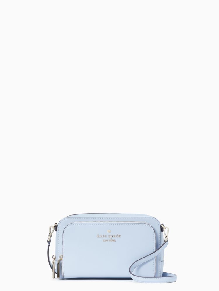 Kate Spade,ステイシー デュアル ジップ アラウンド クロスボディ,財布小物,ペールハイドレンジア