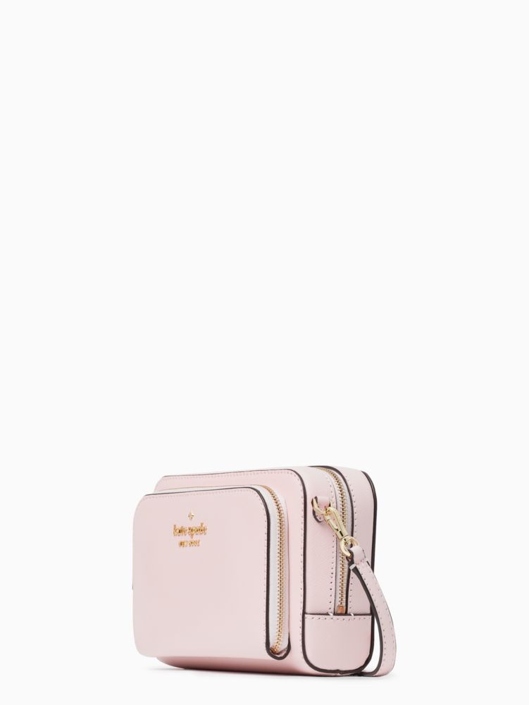 Kate Spade,staci dual zip around crossbody,crossbody bags,Light Rosebud