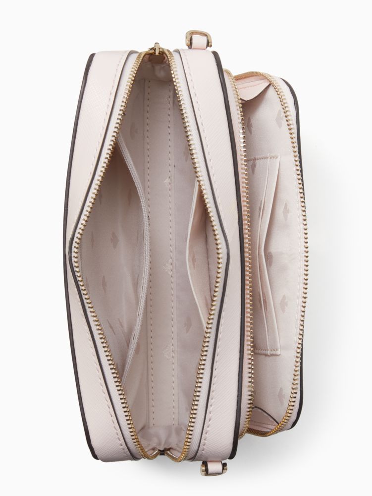 Kate Spade,staci dual zip around crossbody,crossbody bags,Light Rosebud
