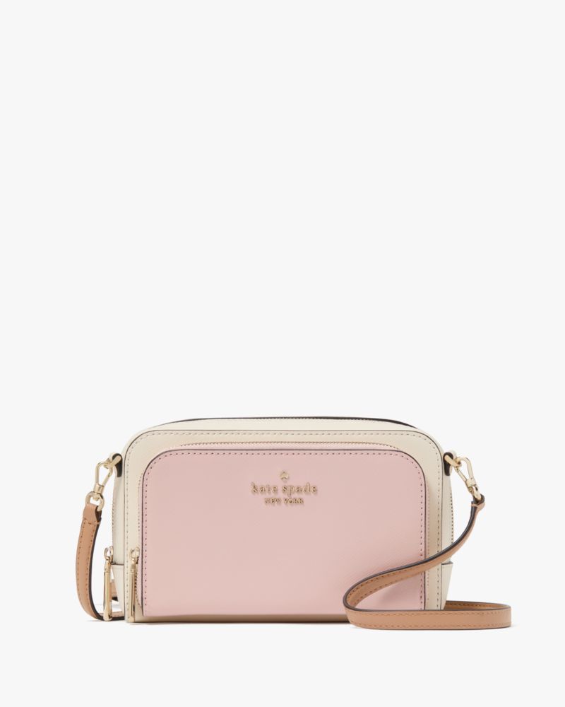 Kate Spade,Staci Colorblock Dual Zip Around Crossbody,