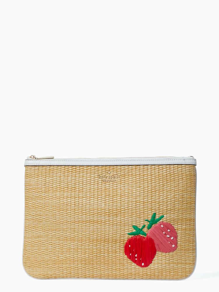 Kate Spade,picnic in the park large zip pouch,wristlets & pouches,