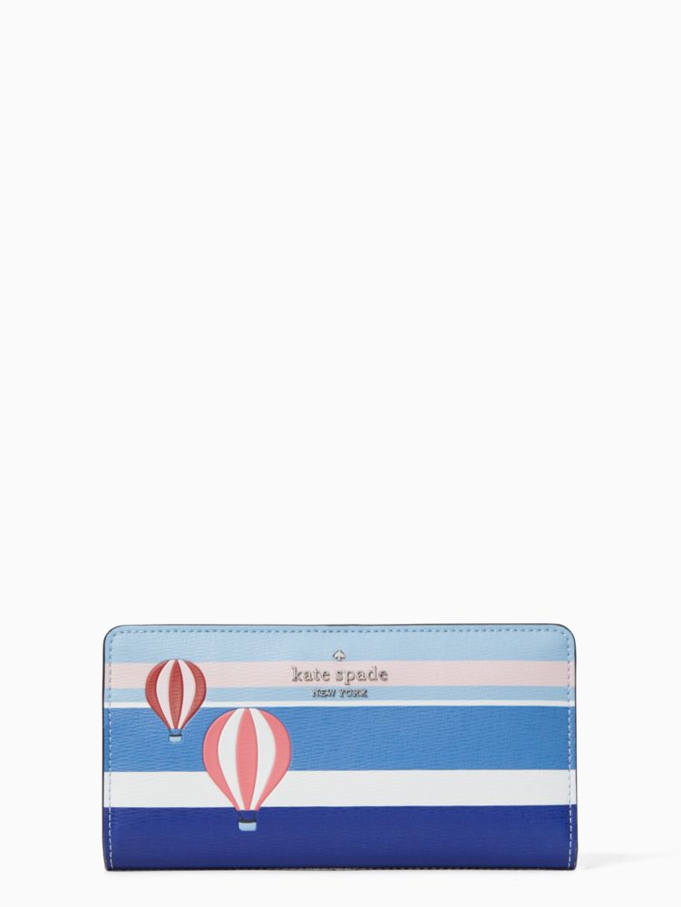 Hot Air Balloon Large Slim Bifold Wallet Kate Spade UK