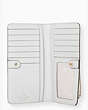 Kate Spade,darcy large slim bifold wallet,Parchment