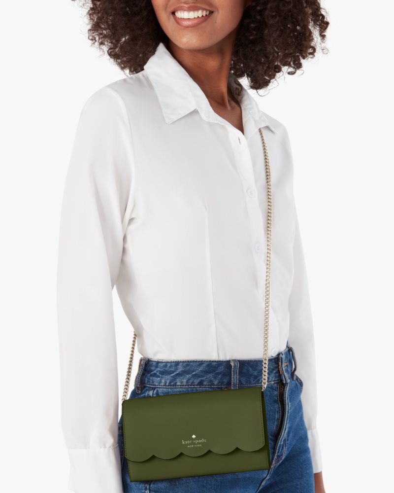 Kate Spade,Gemma Crossbody,crossbody bags,Enchanted Green