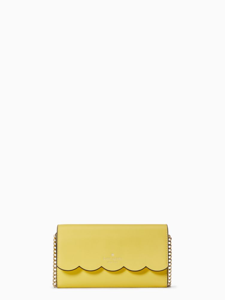 Kate Spade - Bright Yellow Leather Structured Crossbody – Current Boutique