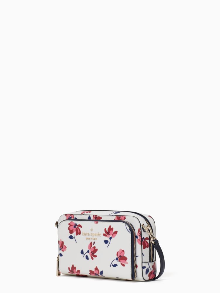 Staci Tea Garden Toss Dual Zip Around Crossbody | Kate Spade