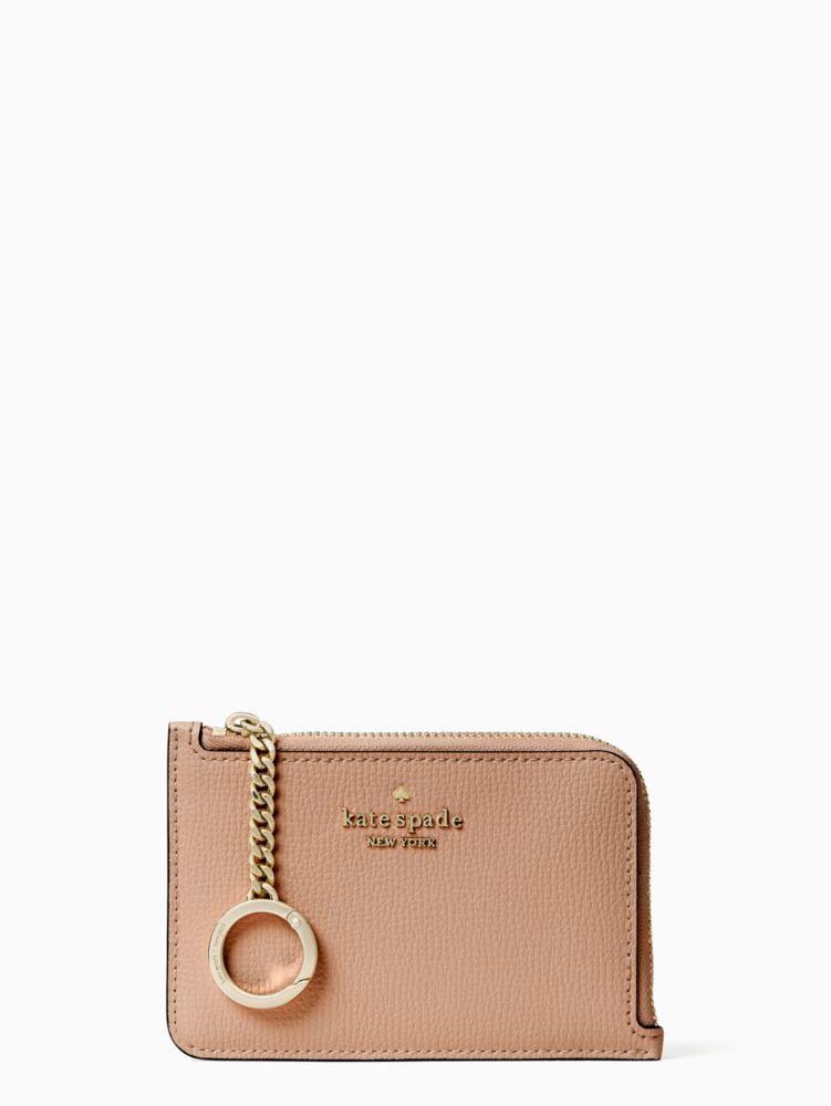 Kate Spade,ダーシー ミディアム L-ジップ カード ホルダー,財布小物,ライトフォン image number 0