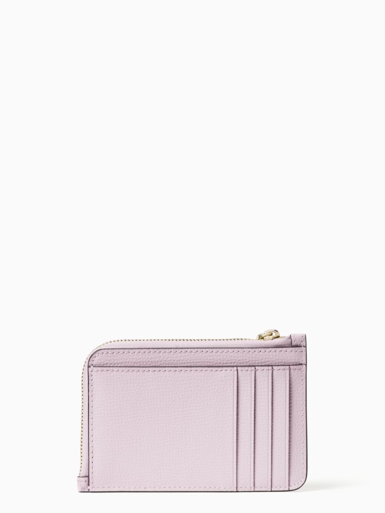 Kate Spade,ダーシー ミディアム L-ジップ カード ホルダー,財布小物,ペールアメジスト