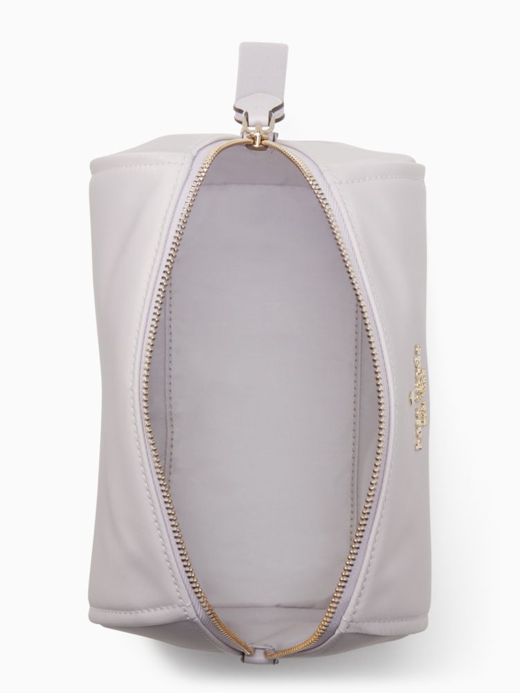 Kate Spade,chelsea nylon medium cosmetic bag,cosmetic bags,Lilac Moonlight