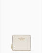 Kate Spade,staci small zip around wallet,Parchment
