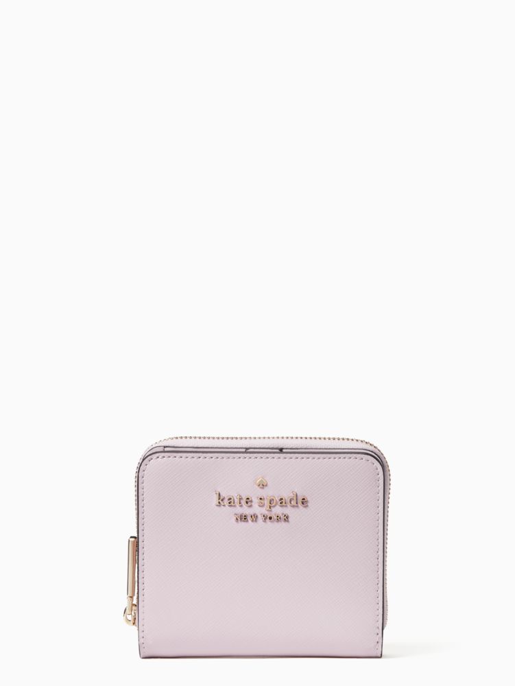 ケイトスペード kate spade 財布 wlr00634 PARCHMENT ステイシー スモール ジップ アラウンド ウォレット | 財布小物