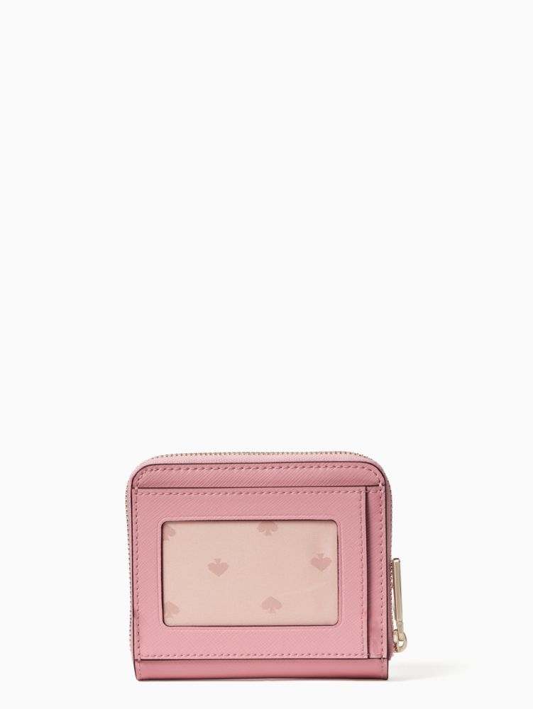 Kate Spade,staci small zip around wallet,Bright Carnation