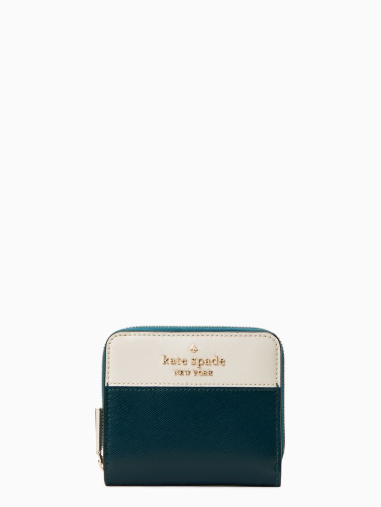 Staci Colorblock Small L Zip Bifold Wallet