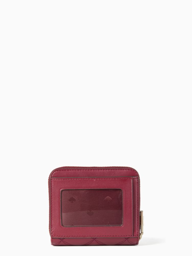 Kate Spade,natalia small zip around wallet,Blackberry Preserve