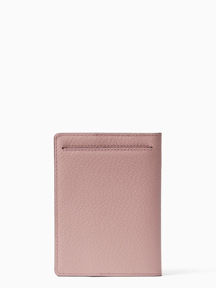 Kate Spade,grand street passport holder,travel accessories,Dusty Peony