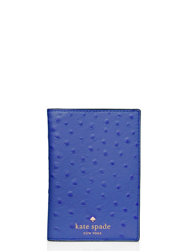 Riverside Street Ostrich Passport Holder, , Product