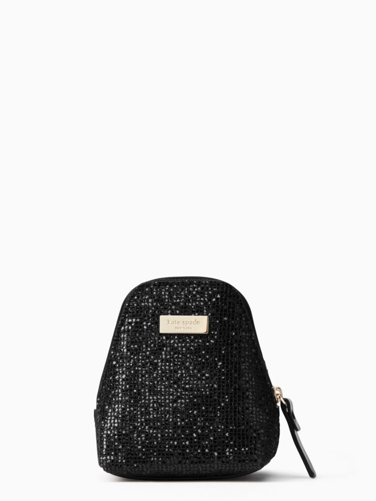 Kate spade glitter coin purse hot sale