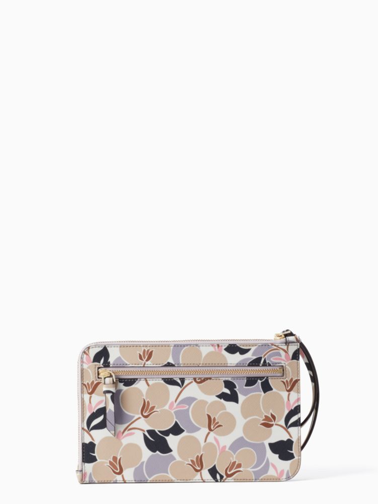 Kate Spade,cameron breezy floral medium l-zip wristlet,
