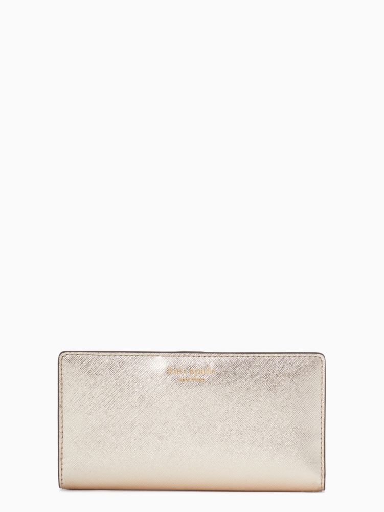 Kate spade large discount slim bifold wallet cameron