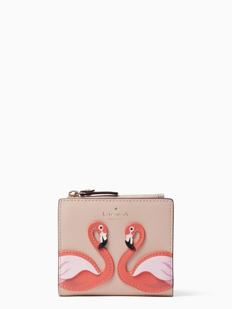 By The Pool Small Zip Bifold Wallet Kate Spade Outlet