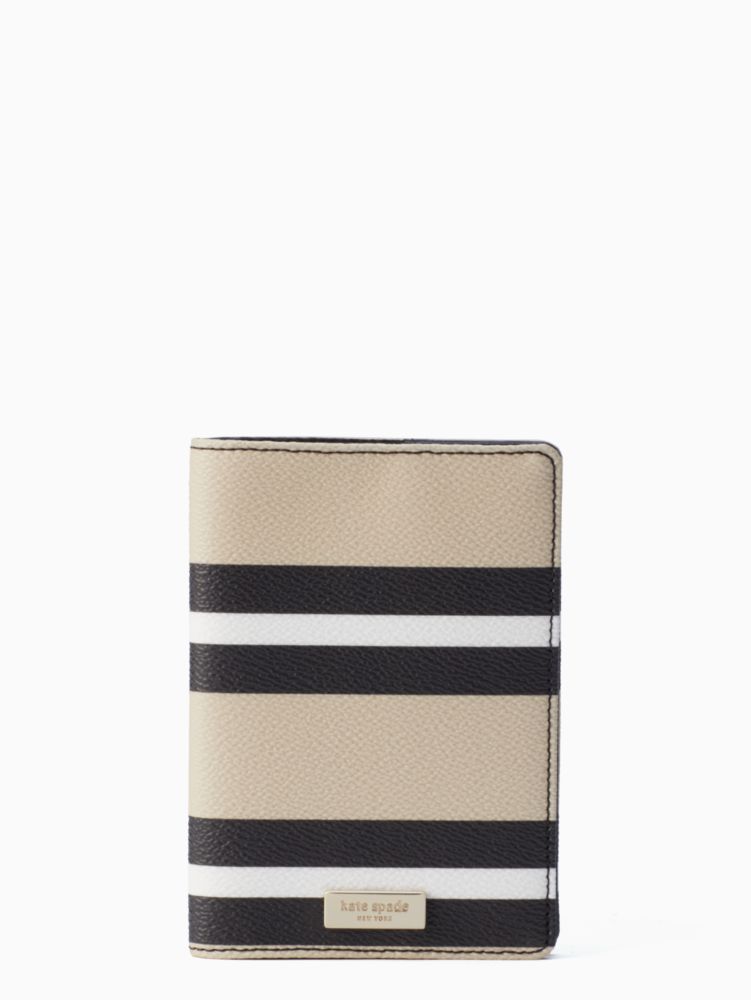 Kate Spade,shore street ottoman stripe passport holder,travel accessories,