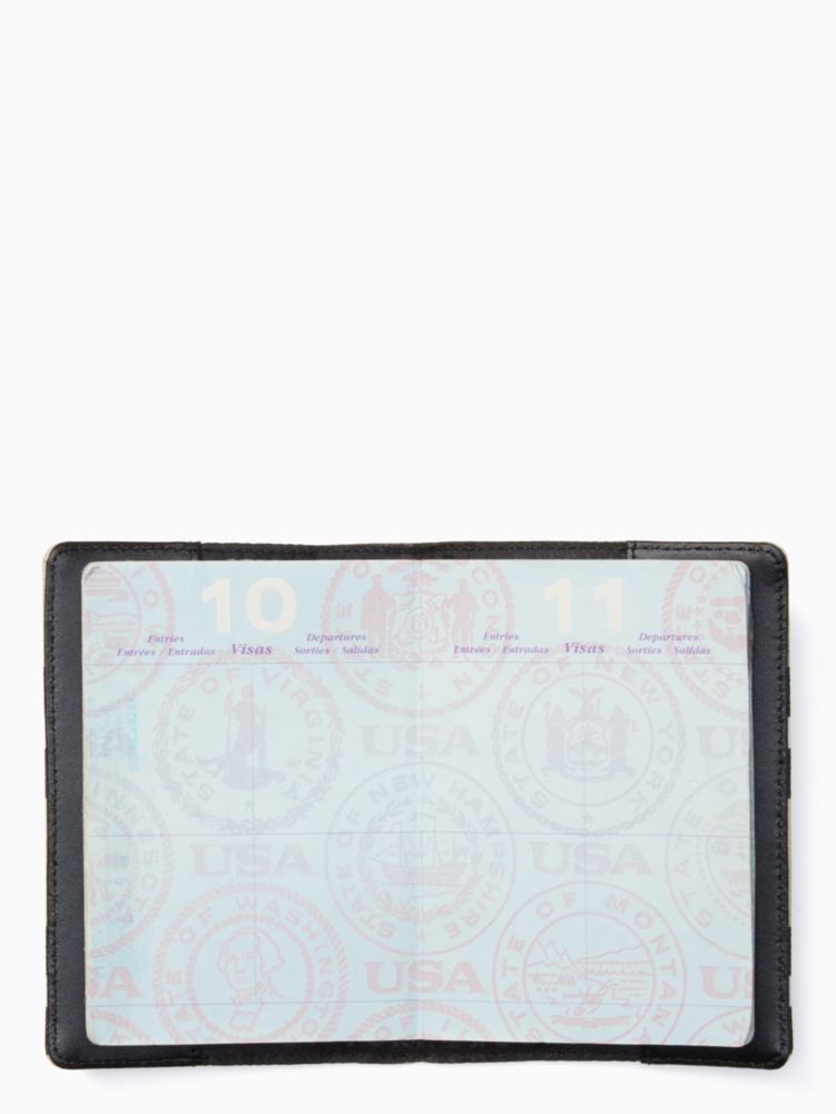 Kate Spade,shore street ottoman stripe passport holder,travel accessories,