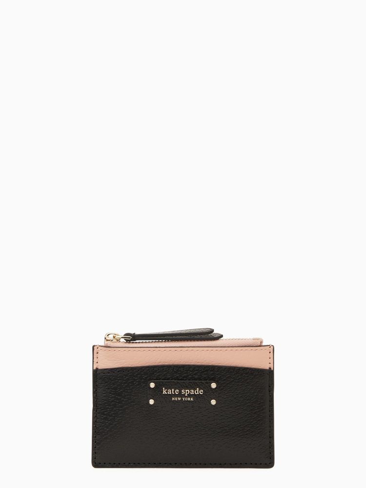 Kate spade small zip card holder sale