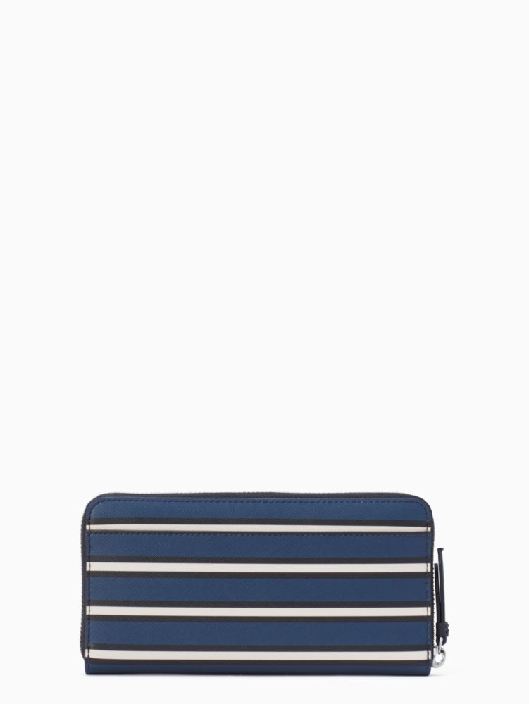 Kate Spade,cameron york stripe large continental wallet,