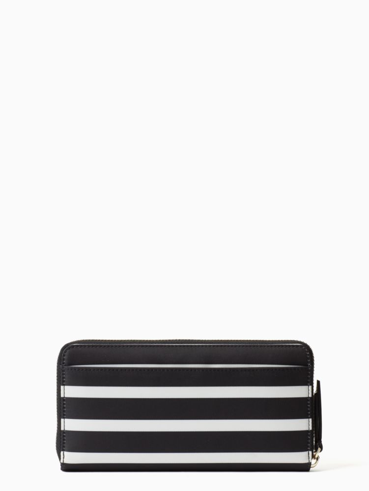 Kate Spade,dawn sailing stripe large continental wallet,