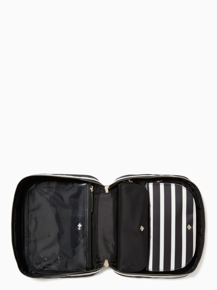 Kate Spade,dawn sailing stripe cosmetic set,