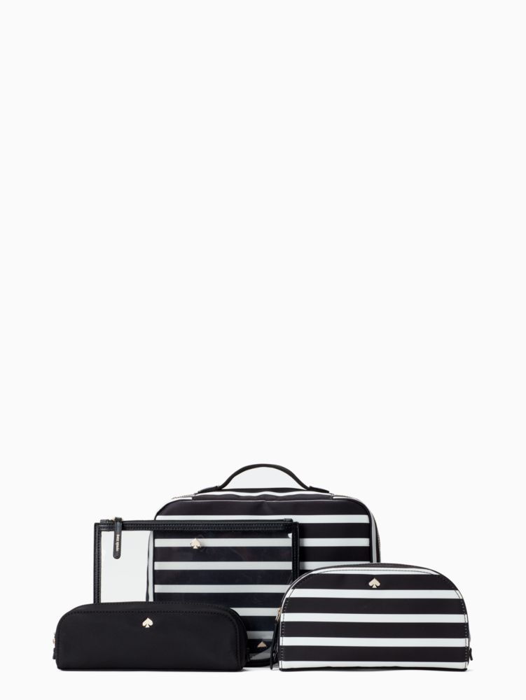 Kate Spade,dawn sailing stripe cosmetic set,