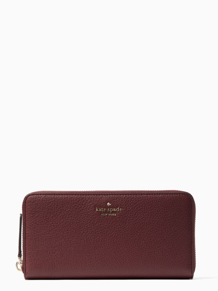 Plum kate spade wallet on sale